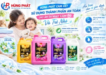 Tự Hào Ra Mắt Dòng Nước Giặt Hùng Phát Thế Hệ Mới: Đậm Đặc Hơn, Kháng Khuẩn Vượt Trội